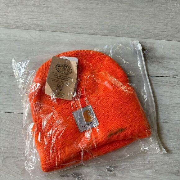 Carhartt Acrylic Watch Hat‎ Bright Orange Nwt in packaging - Picture 5 of 6